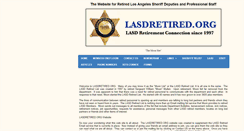 Desktop Screenshot of lasdretired.org