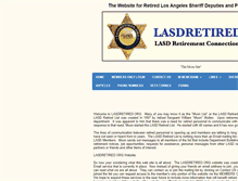 Tablet Screenshot of lasdretired.org